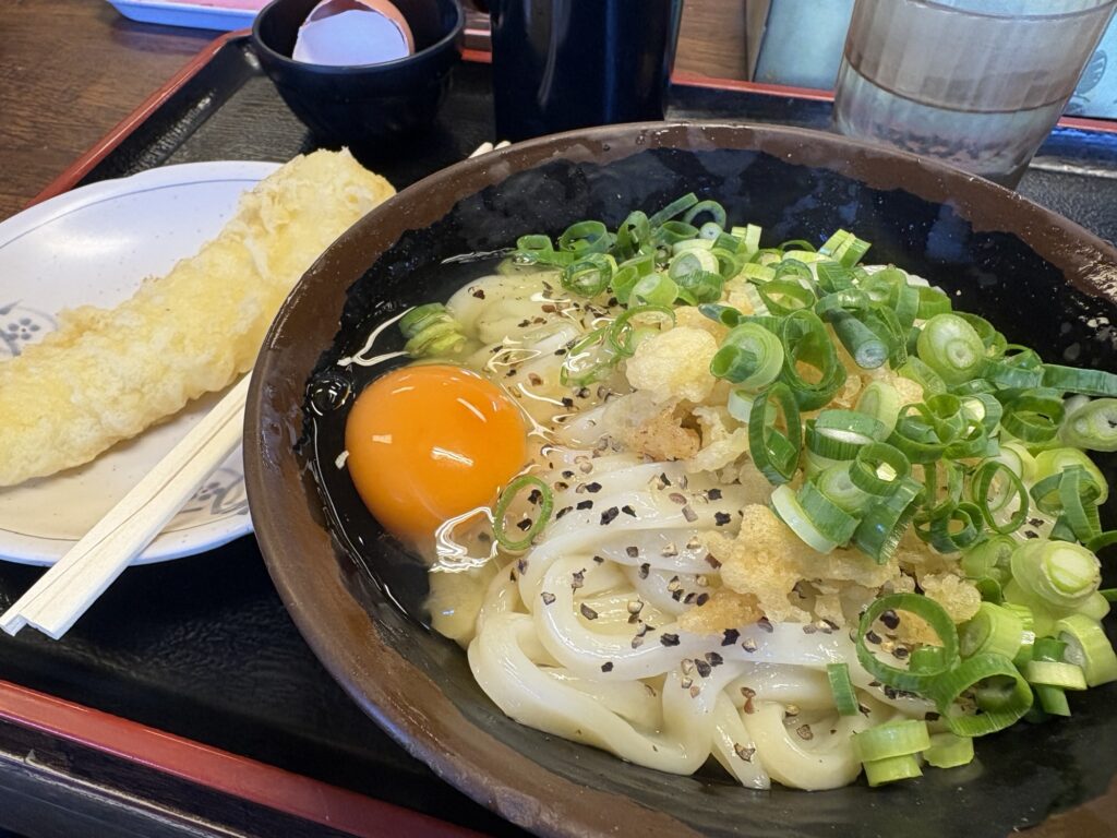 釜玉バターうどん